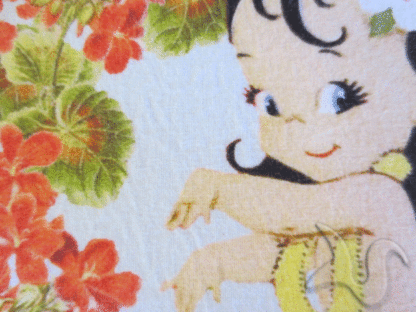 Hawaiian Baby Mermaid Fabric Block. - Image 6