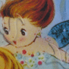 Baby Mermaids Fabric Block. - Image 6