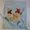 Baby Mermaids Fabric Block. - Image 3