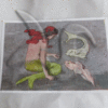 Quilting Fabric Block Art Nouveau Mermaid - Image 2
