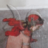 Quilting Fabric Block Art Nouveau Mermaid - Image 3