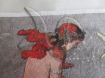 Quilting Fabric Block Art Nouveau Mermaid - Image 3