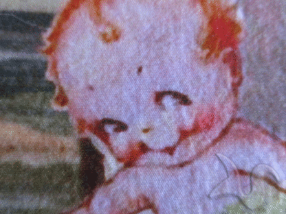 Fabric Block Print Vintage Merboy - Image 4