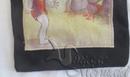 Vintage Mermaids Merboy Merbaby Greetings Card Fabric Cross body Bag - Image 10